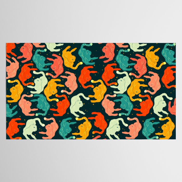 Tigers in the sky Tablecloth Gallery Image 2