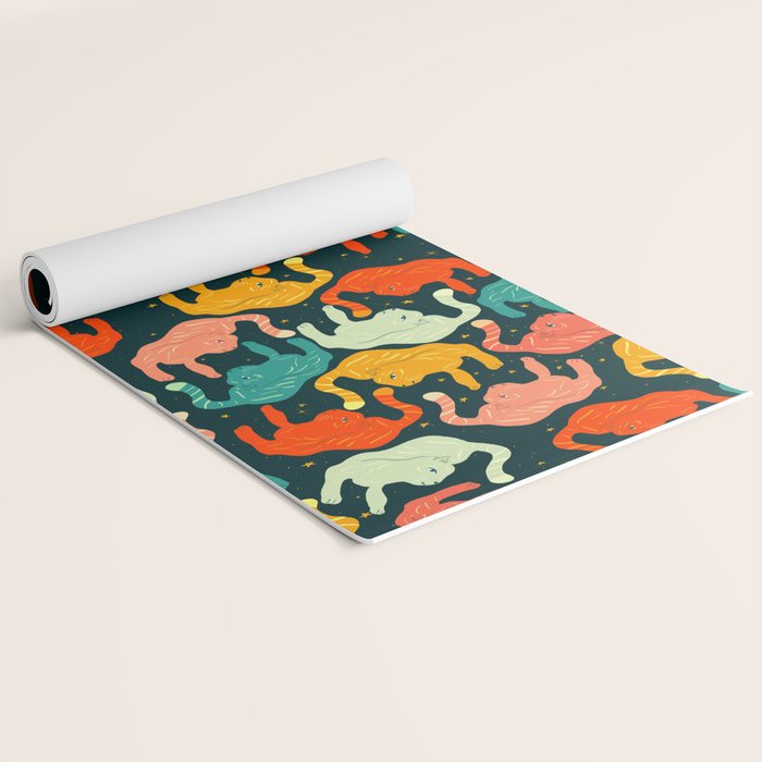Tigers in the sky Yoga Mat Gallery Image 2