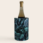 Lush Moody Flowers Baroque Teal Grandeur Wine Chiller Gallery Image 1