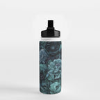 Lush Moody Flowers Baroque Teal Grandeur Water Bottle Gallery Image 2