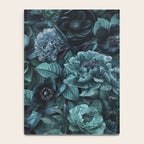 Lush Moody Flowers Baroque Teal Grandeur Notebook Gallery Image 4