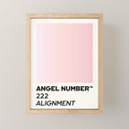 Angel number - 222 - alignment Mini Art Print Gallery Image 1
