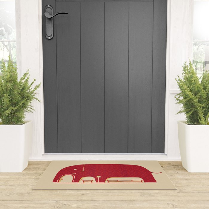 Elephanticus Roomious Welcome Mat Gallery Image 3