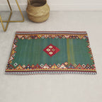 Qashqaâi Fars Southwest Persian Kilim Print Rug Gallery Image 1