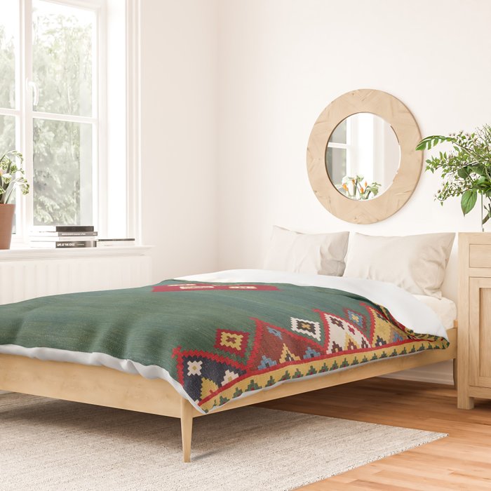 Qashqaâi Fars Southwest Persian Kilim Print Duvet Cover Gallery Image 2