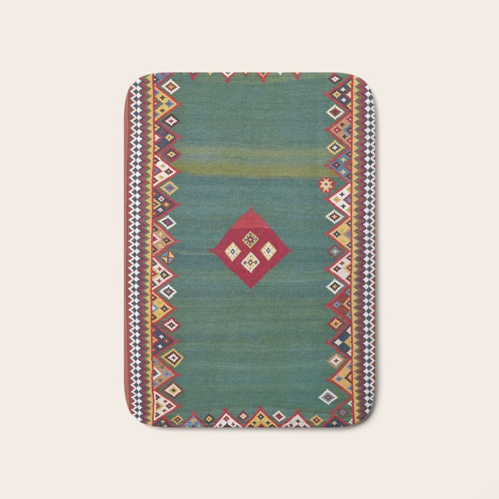 Qashqaâi Fars Southwest Persian Kilim Print Bath Mat Gallery Image 1