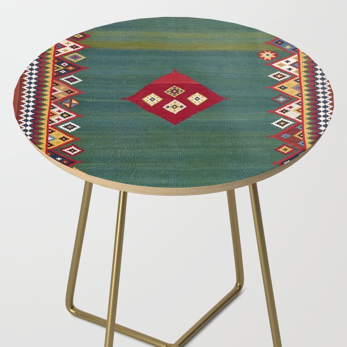 Qashqaâi Fars Southwest Persian Kilim Print Side Table Gallery Image 2