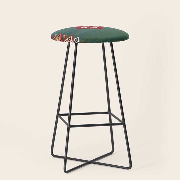 Qashqaâi Fars Southwest Persian Kilim Print Stool Gallery Image 1