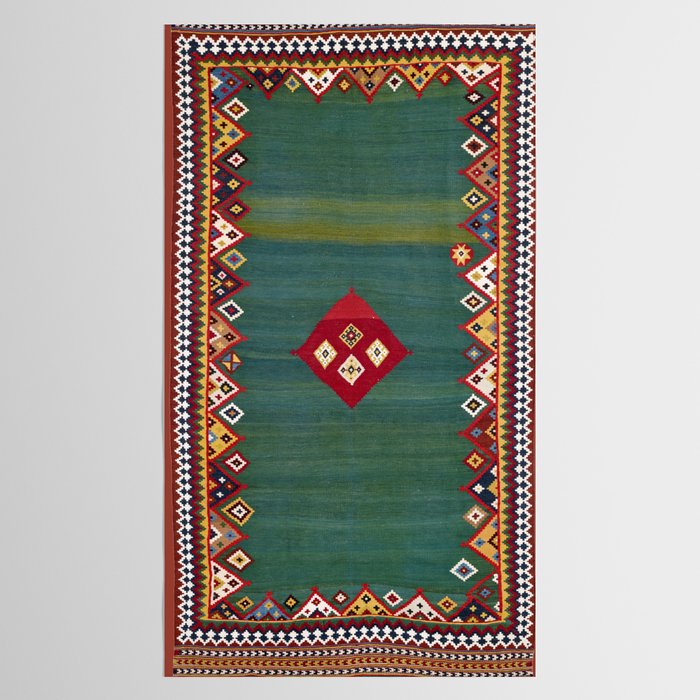 Qashqaâi Fars Southwest Persian Kilim Print Tablecloth Gallery Image 2