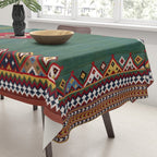 Qashqaâi Fars Southwest Persian Kilim Print Tablecloth Gallery Image 3