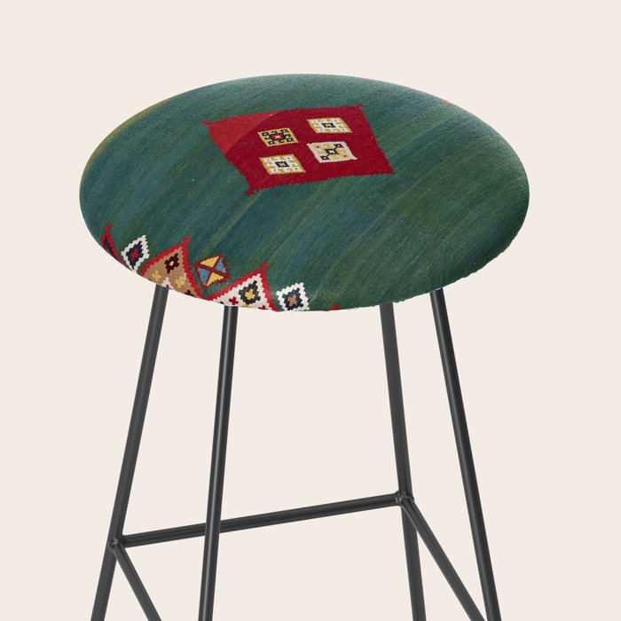 Qashqaâi Fars Southwest Persian Kilim Print Stool Gallery Image 2
