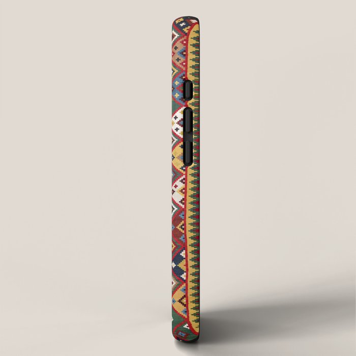 Qashqaâi Fars Southwest Persian Kilim Print iPhone Case Gallery Image 2