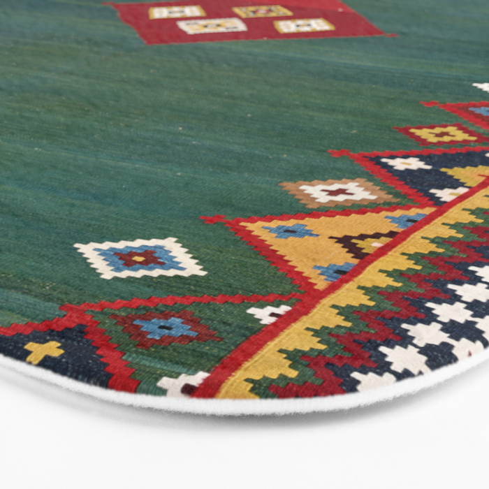 Qashqaâi Fars Southwest Persian Kilim Print Bath Mat Gallery Image 3