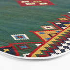 Qashqaâi Fars Southwest Persian Kilim Print Bath Mat Gallery Image 3