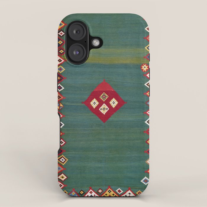 Qashqaâi Fars Southwest Persian Kilim Print iPhone Case Gallery Image 1