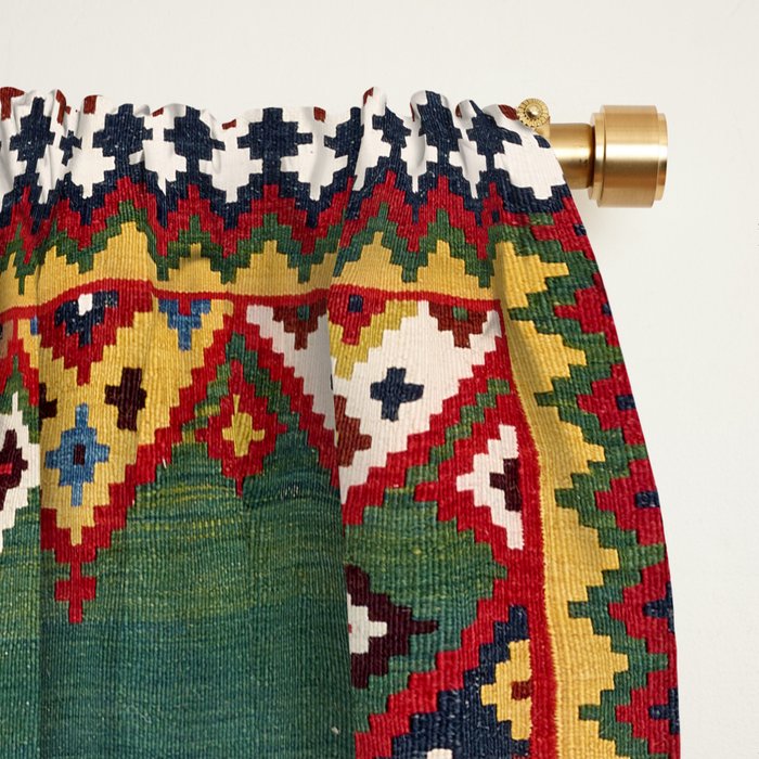 Qashqaâi Fars Southwest Persian Kilim Print Window Curtain Gallery Image 2