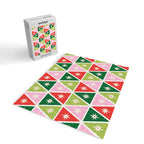 Retro Christmas Triangles Jigsaw Puzzle Gallery Image 2
