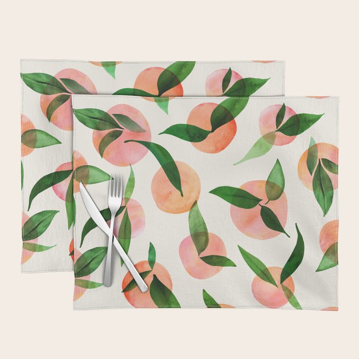 Abstract Summer Fruit Pattern Placemat Gallery Image 1