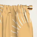 Minimalist Sunray Pattern XV Window Curtain Gallery Image 2