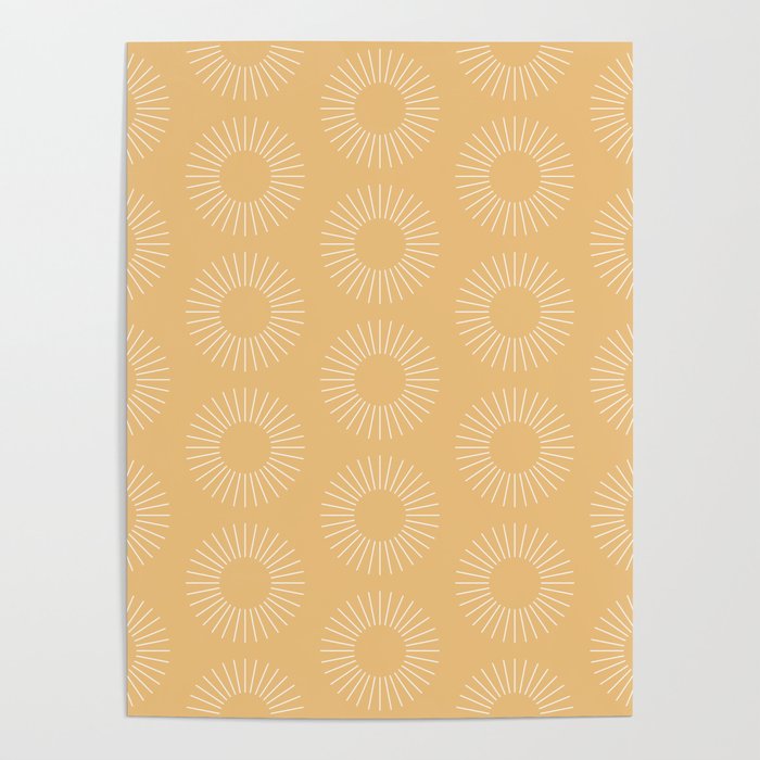 Minimalist Sunray Pattern XV Poster Gallery Image 4