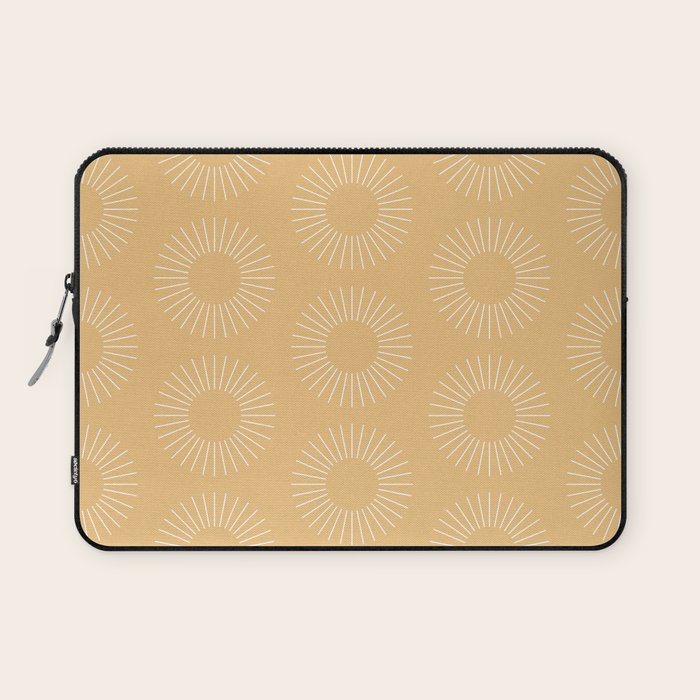 Minimalist Sunray Pattern XV Laptop Sleeve Gallery Image 1