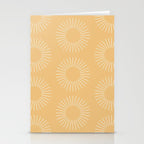 Minimalist Sunray Pattern XV Stationery Card Gallery Image 2