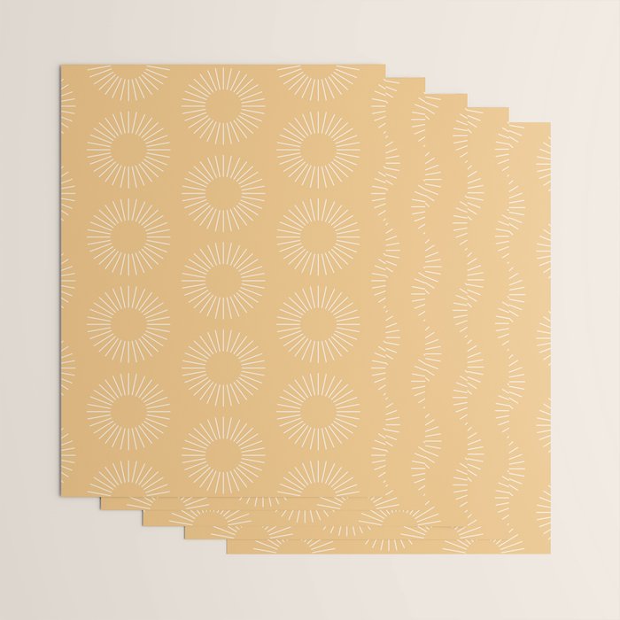 Minimalist Sunray Pattern XV Wrapping Paper Gallery Image 3