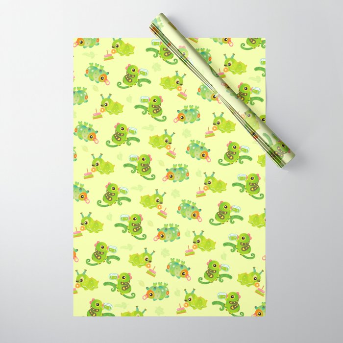 Leaf Milk Wrapping Paper Gallery Image 1