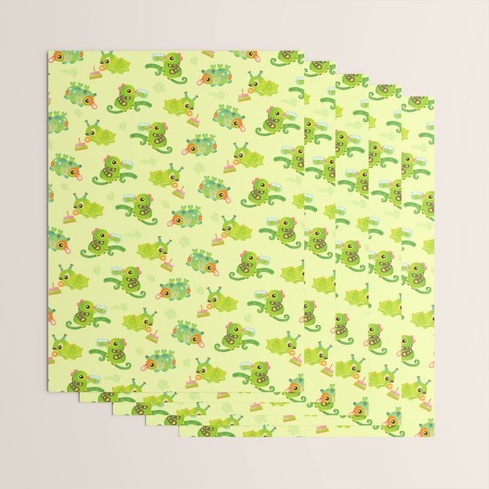 Leaf Milk Wrapping Paper Gallery Image 3