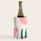 Pink Desert Abstract Landscape Wine Chiller Gallery Image 1