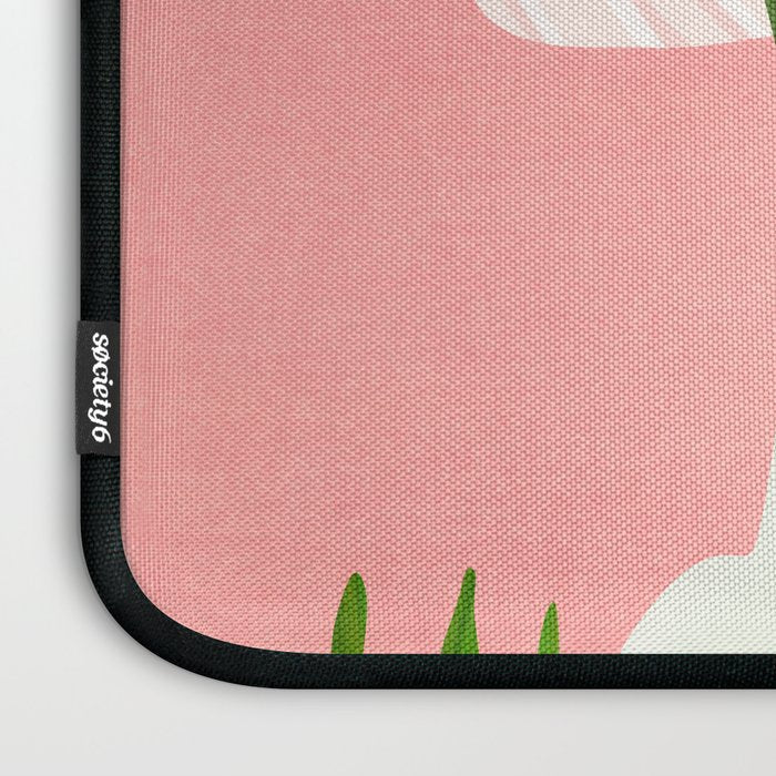 Pink Desert Abstract Landscape Laptop Sleeve Gallery Image 3