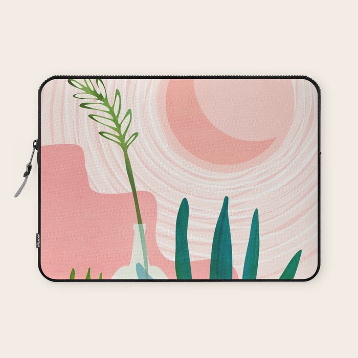 Pink Desert Abstract Landscape Laptop Sleeve Gallery Image 1