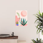 Pink Desert Abstract Landscape Poster Gallery Image 2