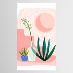 Pink Desert Abstract Landscape Tablecloth Gallery Image 2