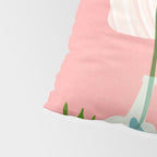 Pink Desert Abstract Landscape Pillow Sham Gallery Image 4