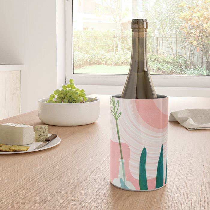 Pink Desert Abstract Landscape Wine Chiller Gallery Image 4