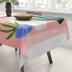 Pink Desert Abstract Landscape Tablecloth Gallery Image 3