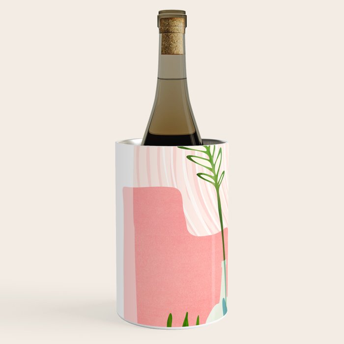 Pink Desert Abstract Landscape Wine Chiller Gallery Image 2
