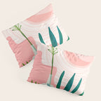 Pink Desert Abstract Landscape Pillow Sham Gallery Image 3