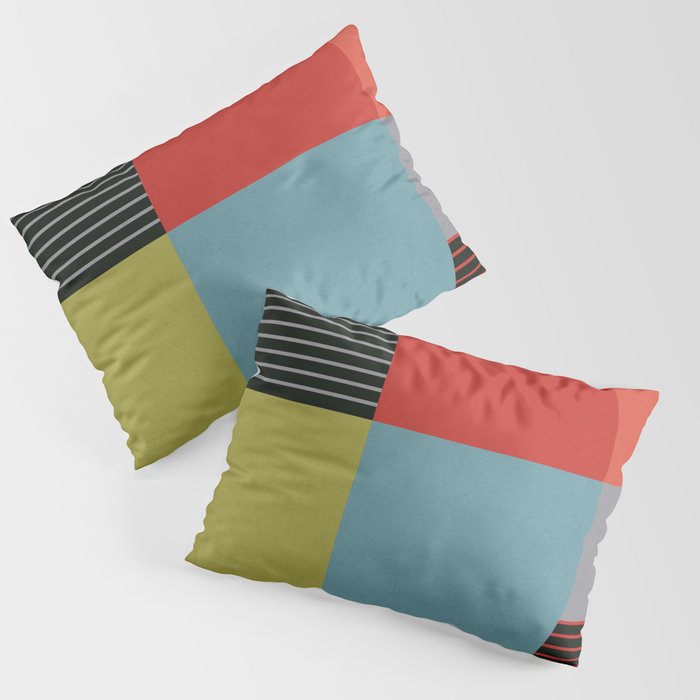 Geometric Shapes 30 Pillow Sham Gallery Image 3