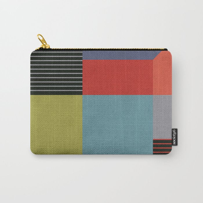 Geometric Shapes 30 Carry All Pouch Gallery Image 1
