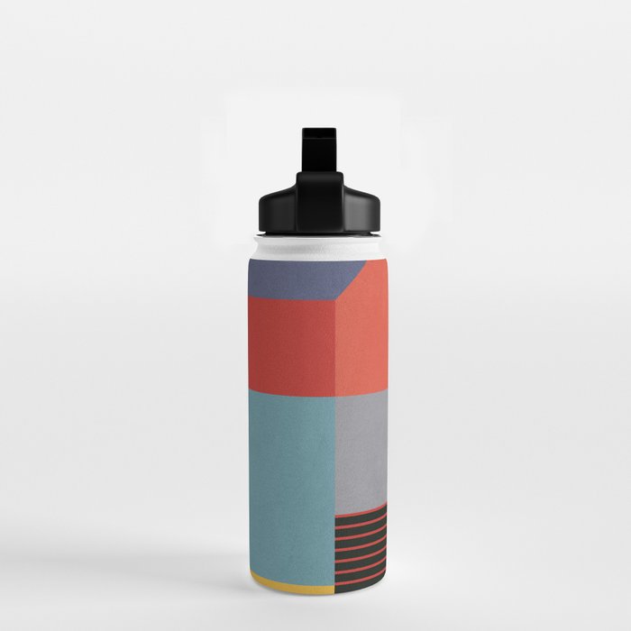 Geometric Shapes 30 Water Bottle Gallery Image 2
