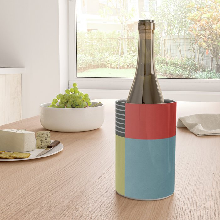 Geometric Shapes 30 Wine Chiller Gallery Image 4