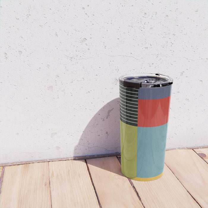 Geometric Shapes 30 Travel Mug Gallery Image 4