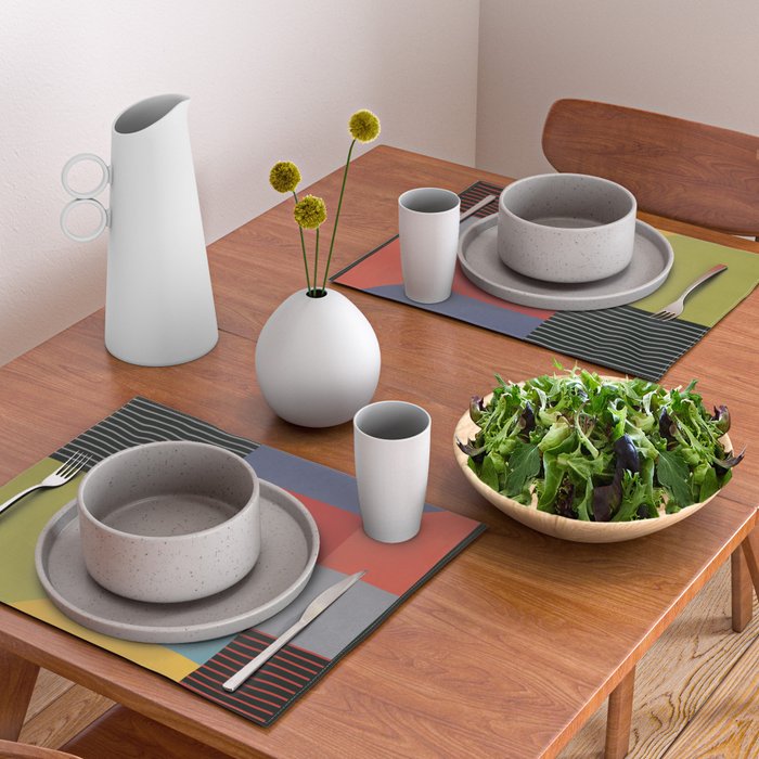 Geometric Shapes 30 Placemat Gallery Image 2
