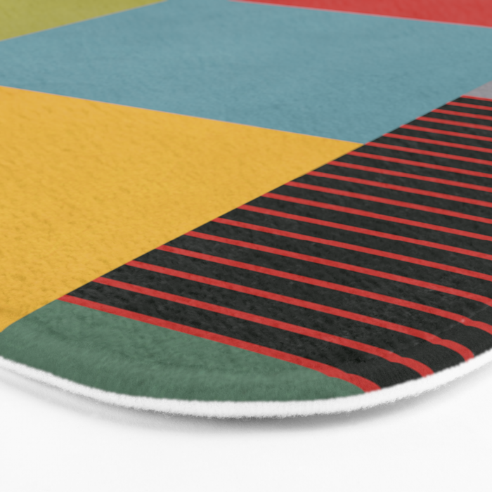 Geometric Shapes 30 Bath Mat Gallery Image 3
