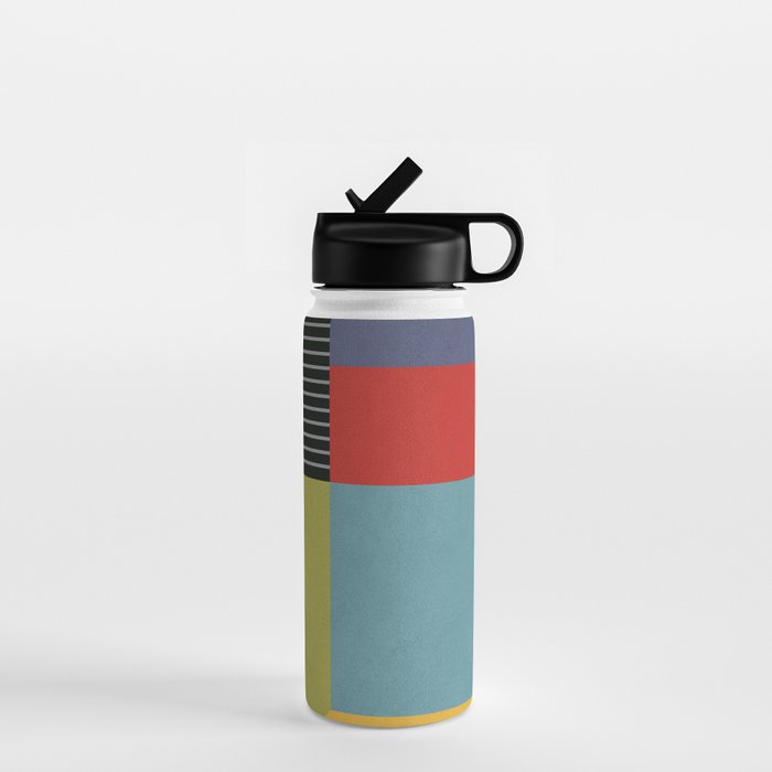 Geometric Shapes 30 Water Bottle Gallery Image 1