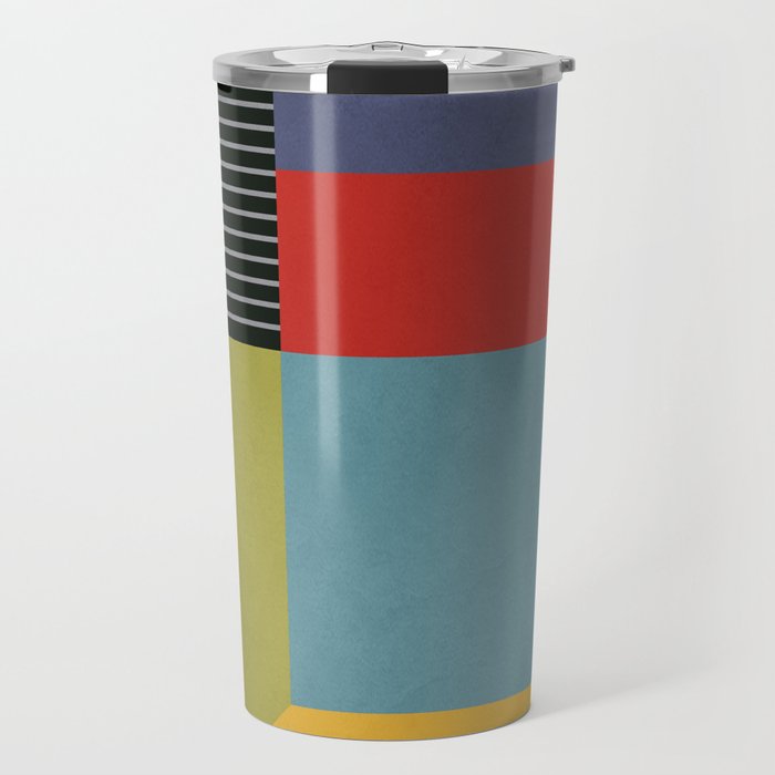 Geometric Shapes 30 Travel Mug Gallery Image 1