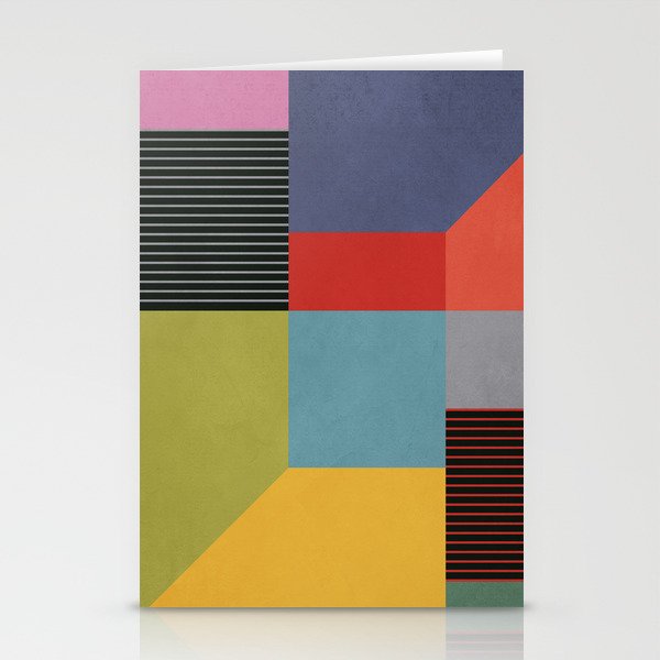 Geometric Shapes 30 Stationery Card Gallery Image 1