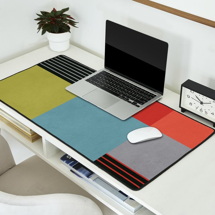 Geometric Shapes 30 Desk Mat Gallery Image 2